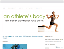 Tablet Screenshot of anathletesbody.com